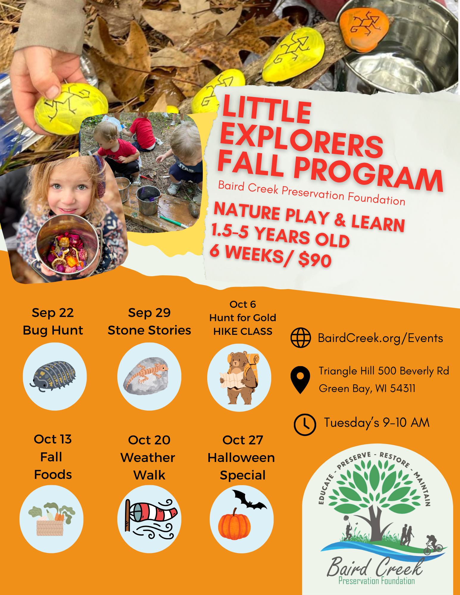 Campaign cover image for Little Explorers - Fall Series