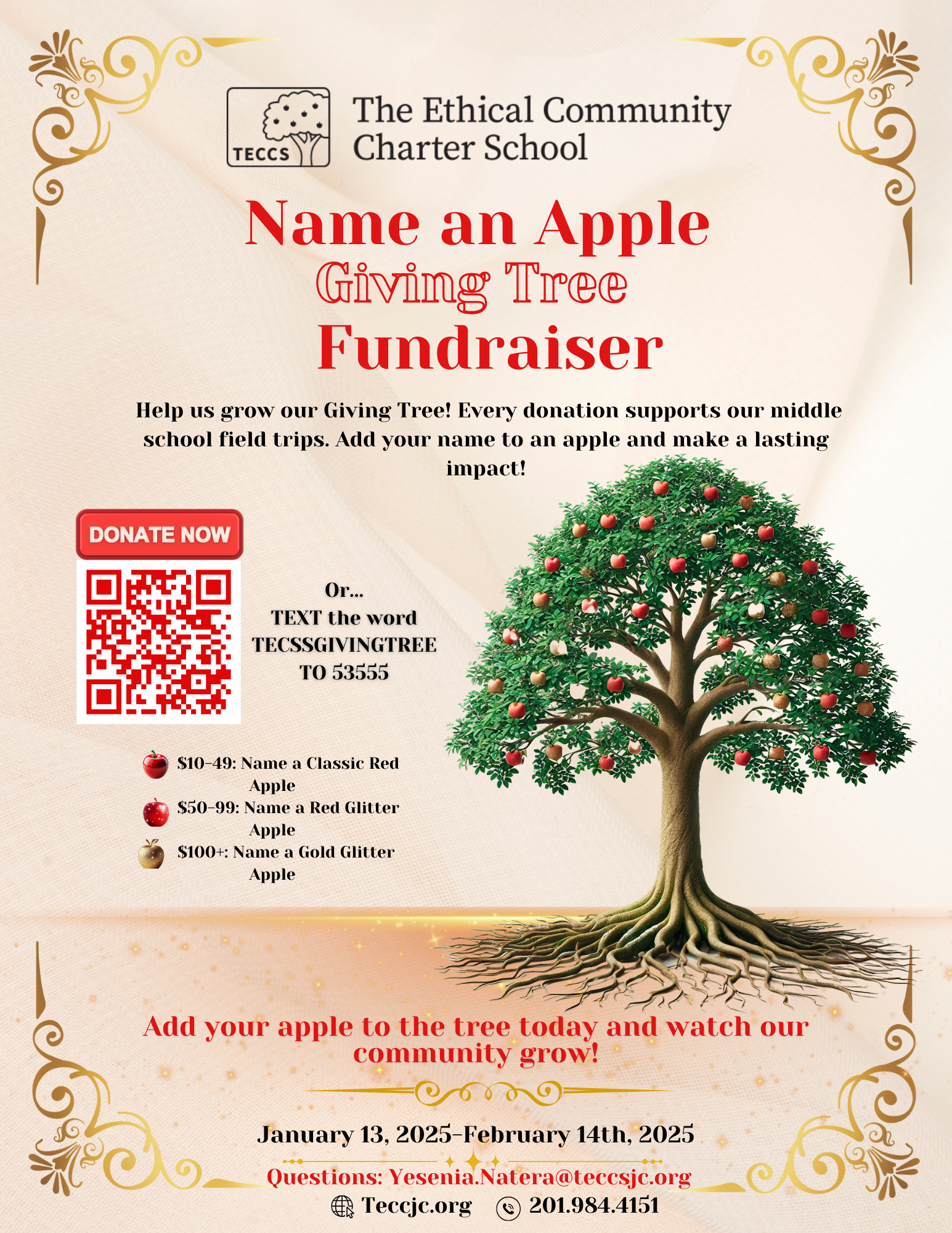 Campaign cover image for "Name an Apple" Giving Tree Fundraiser