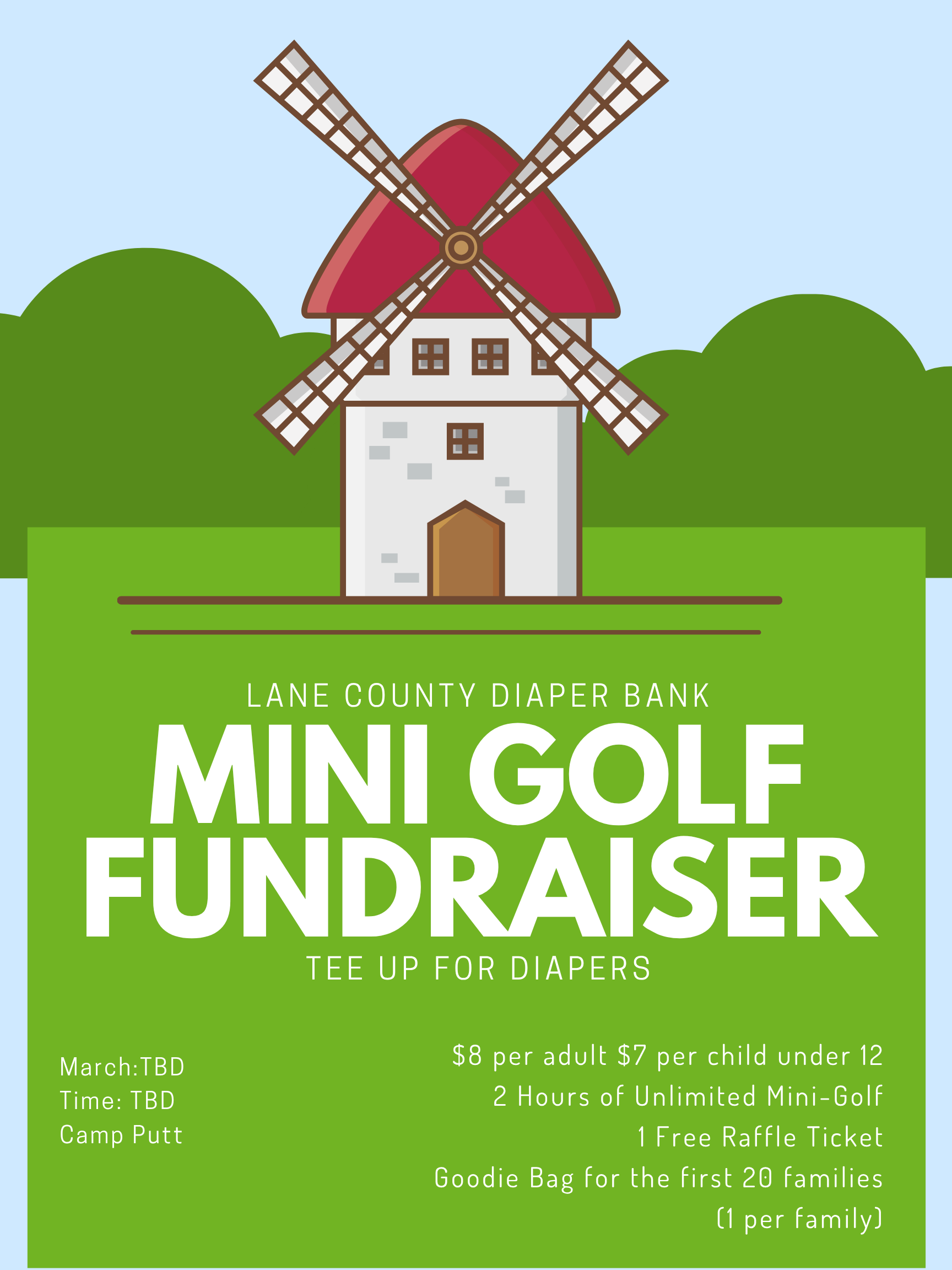 Campaign cover image for Tee Up for Diapers: Mini-Golf Fundraiser
