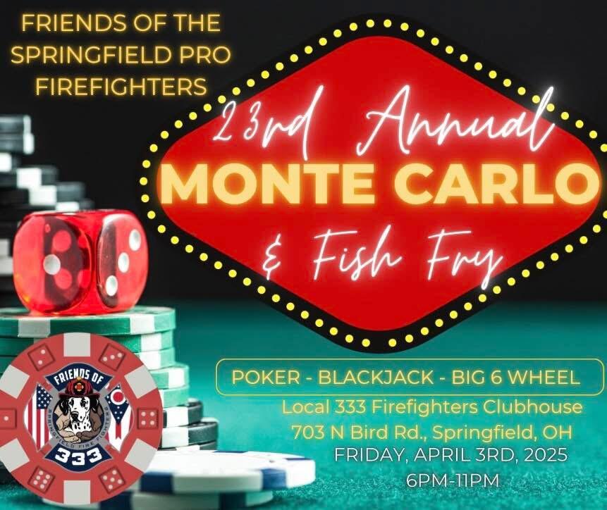 Campaign cover image for 23rd Annual Friends of the Springfield Professional Fire Fighters Fish Fry & Monte Carlo