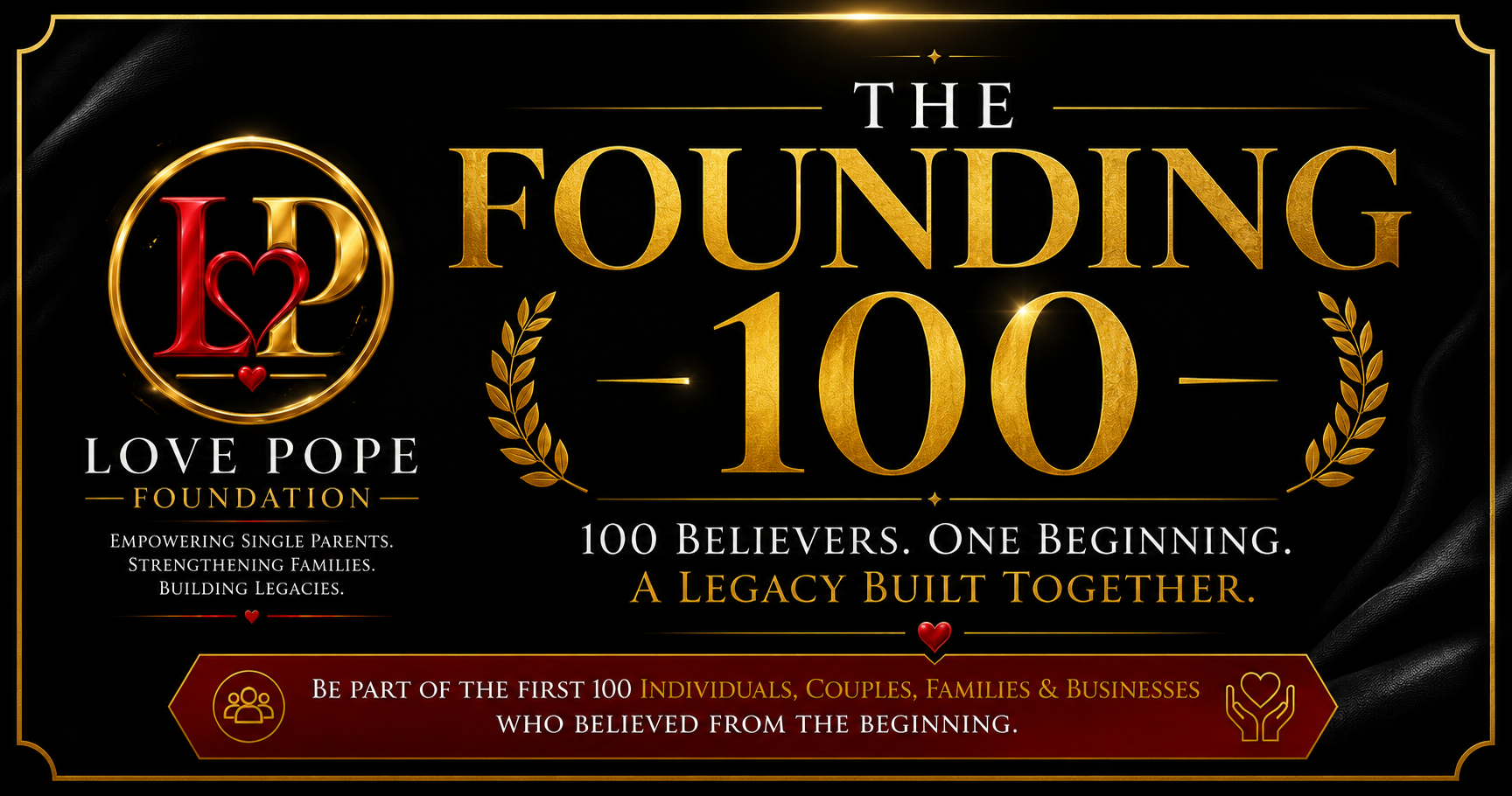 Campaign cover image for The Founding 100