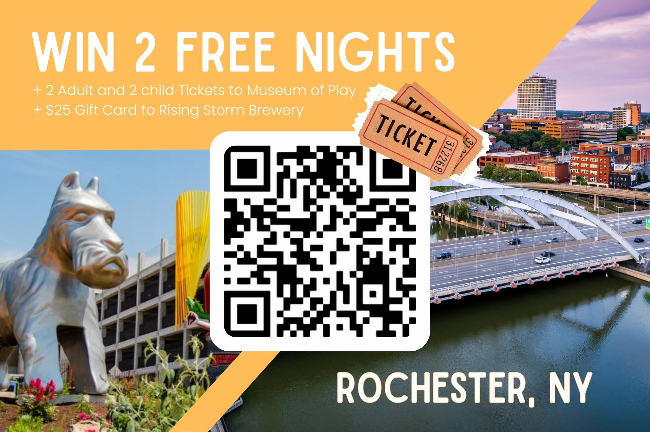 Campaign cover image for Stay & Play: Tour of Rochester