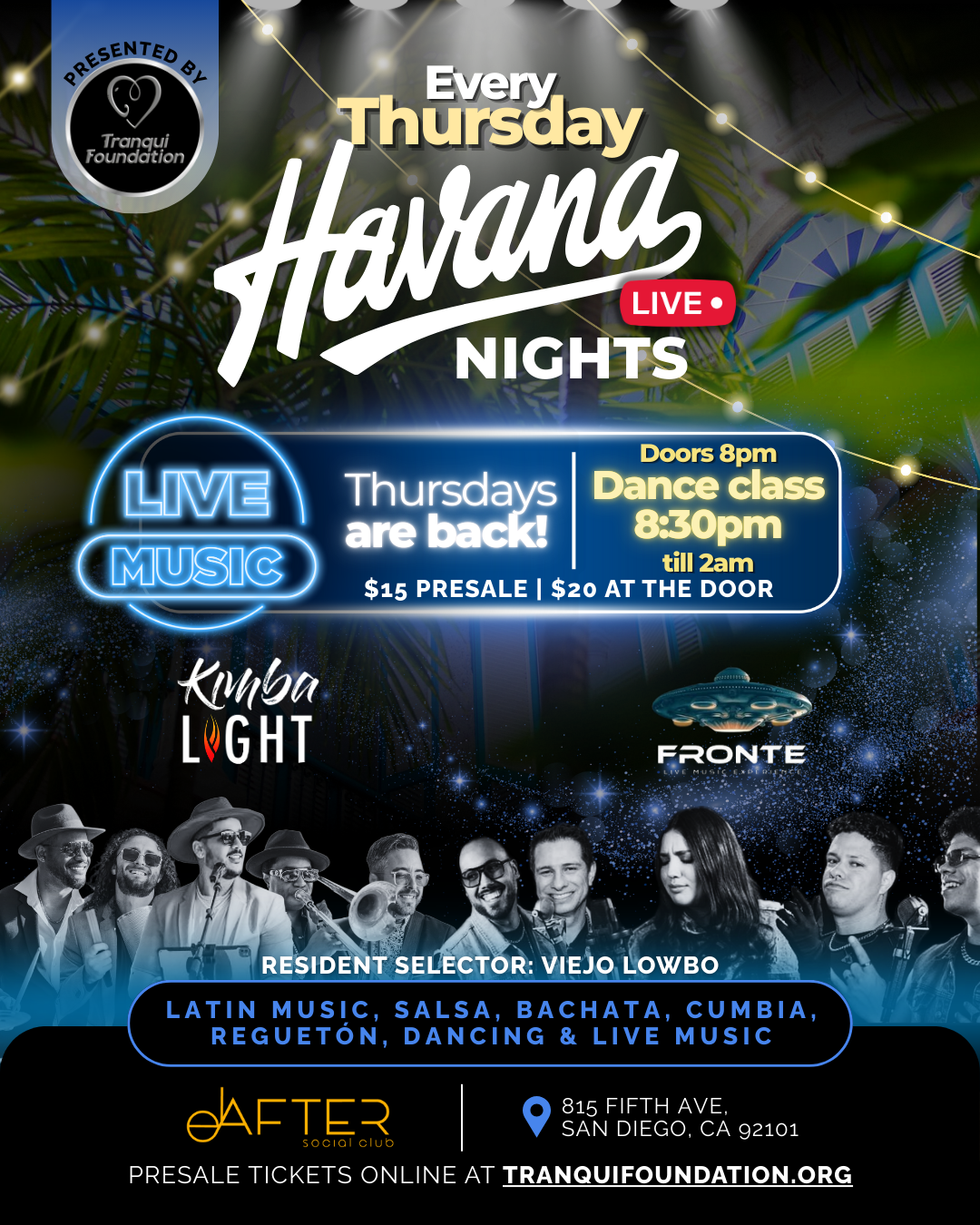 Campaign cover image for Havana Nights 🎶 Live Music 💃🏼 Dancing 8pm-2am
