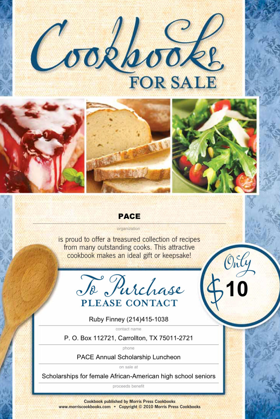 Campaign cover image for PACE Cookbook Sale