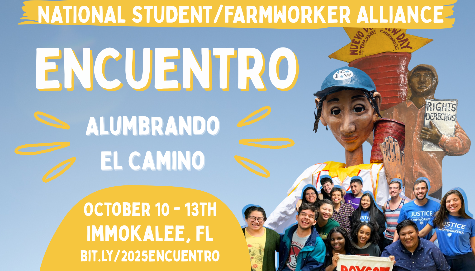 Campaign cover image for 2025 Student/Farmworker Alliance Encuentro