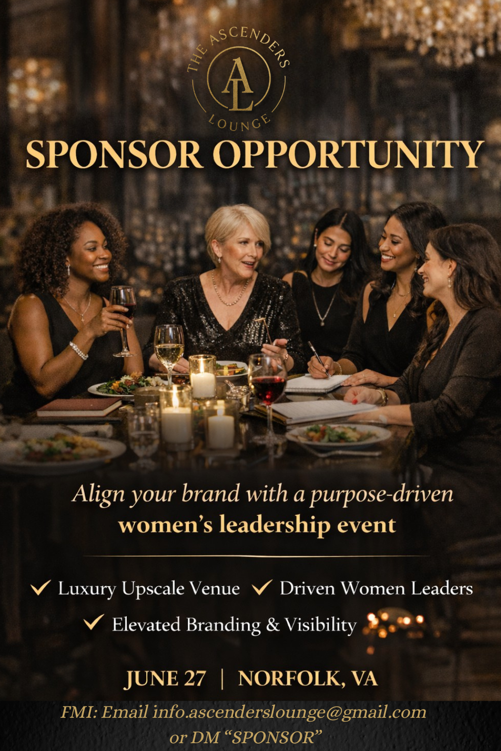 Campaign cover for The Ascenders Lounge™ Private Preview Experience for Founding Supporters : A Curated Leadership Mixer & Mini-Workshop Experience