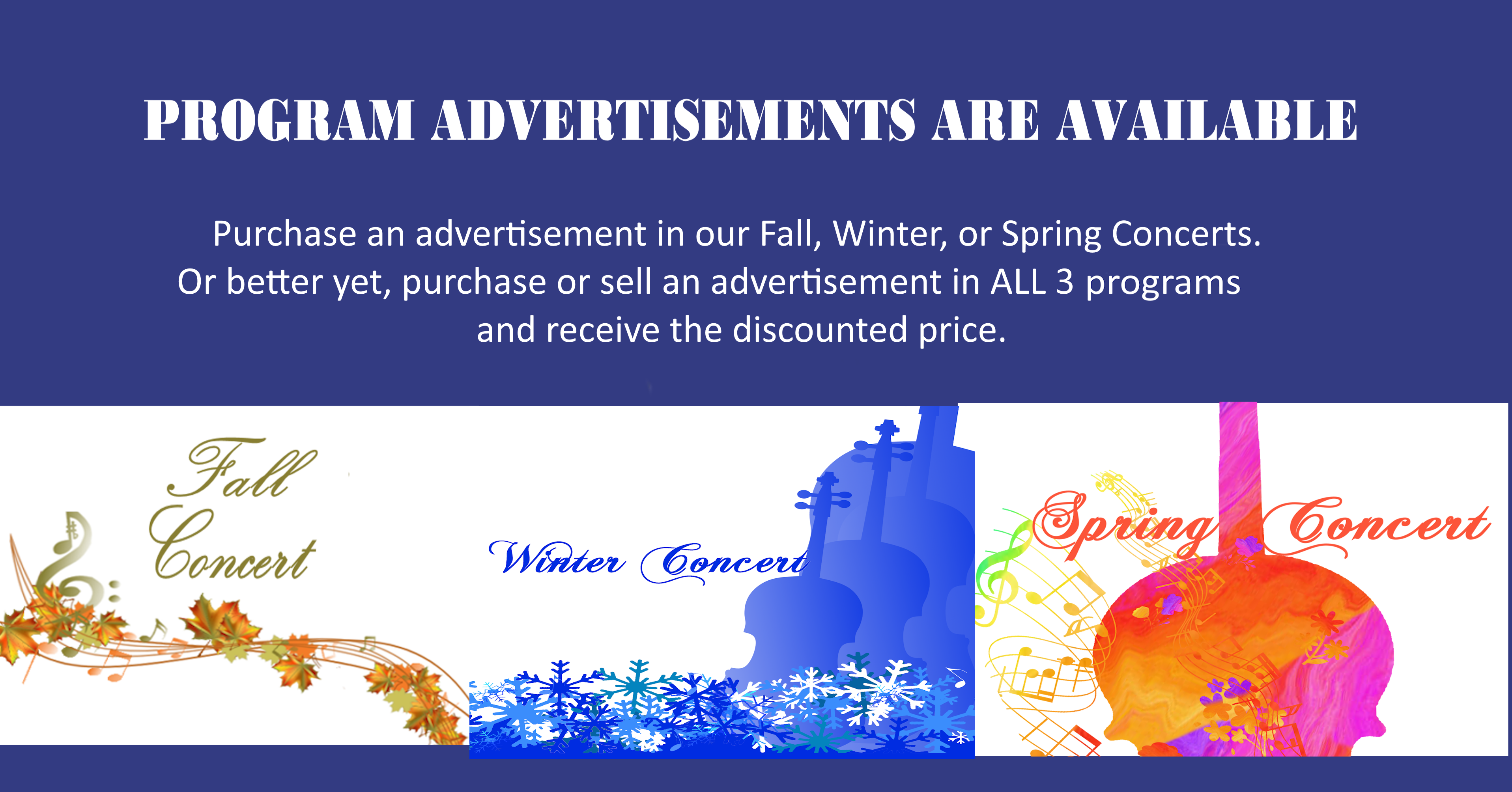 Campaign cover image for Program Advertisement Sales (Fall, Winter, Spring)