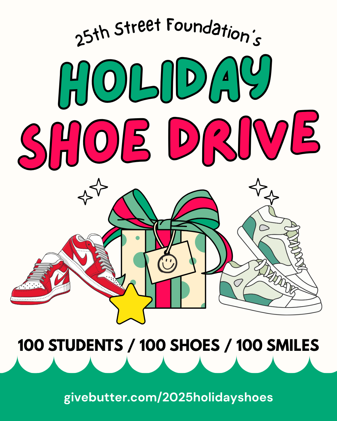 Campaign cover image for 2025 Holiday Shoe Drive