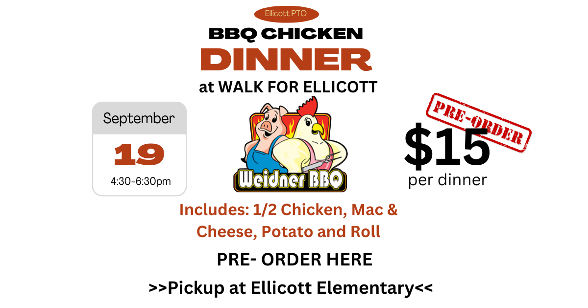 Campaign cover image for Chicken BBQ at Ellicott Elementary!