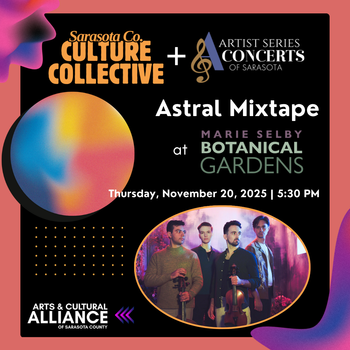 Campaign cover image for Culture Collective: Astral Mixtape at Selby Gardens