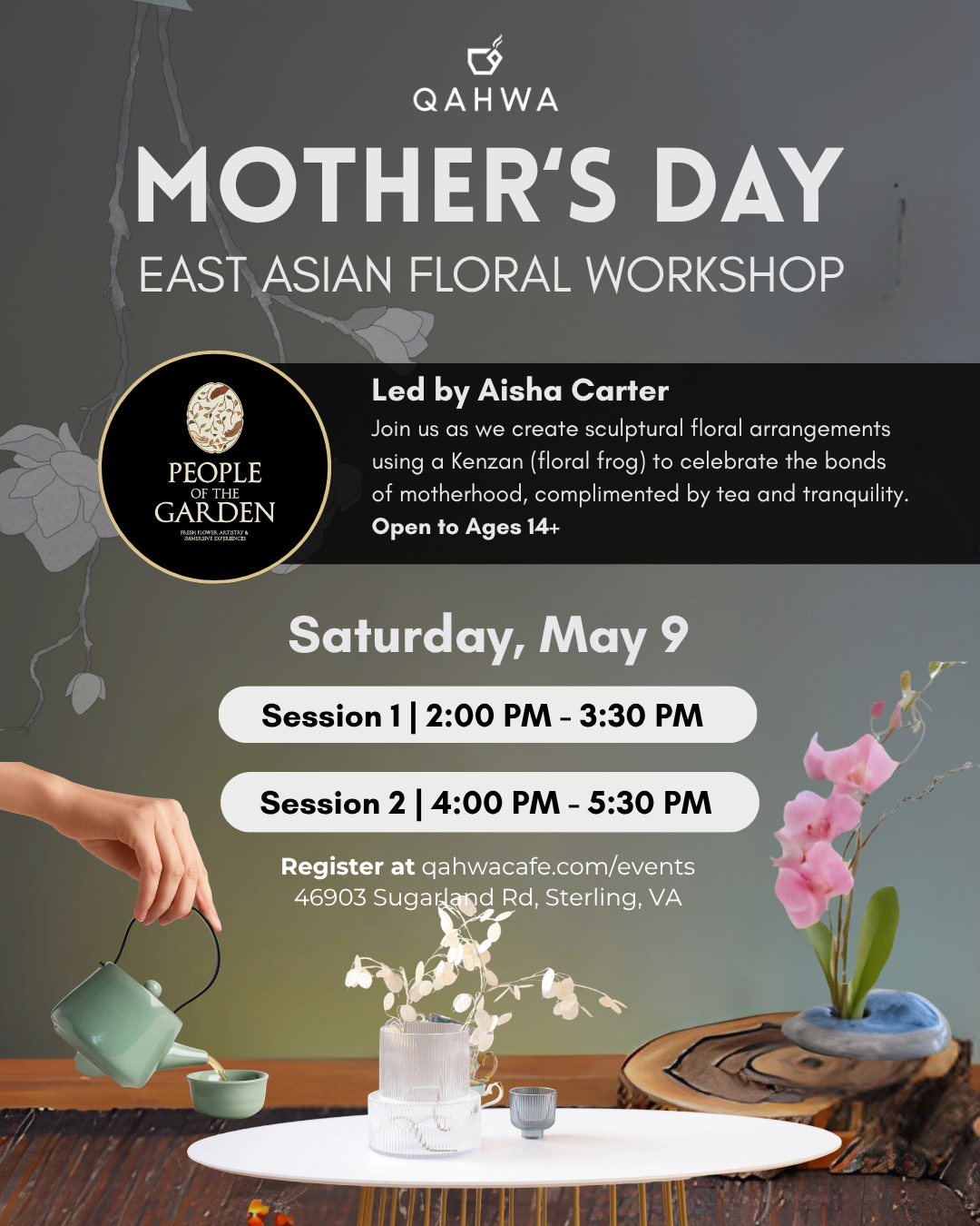 Campaign cover image for Mother's Day East Asian Floral Workshop