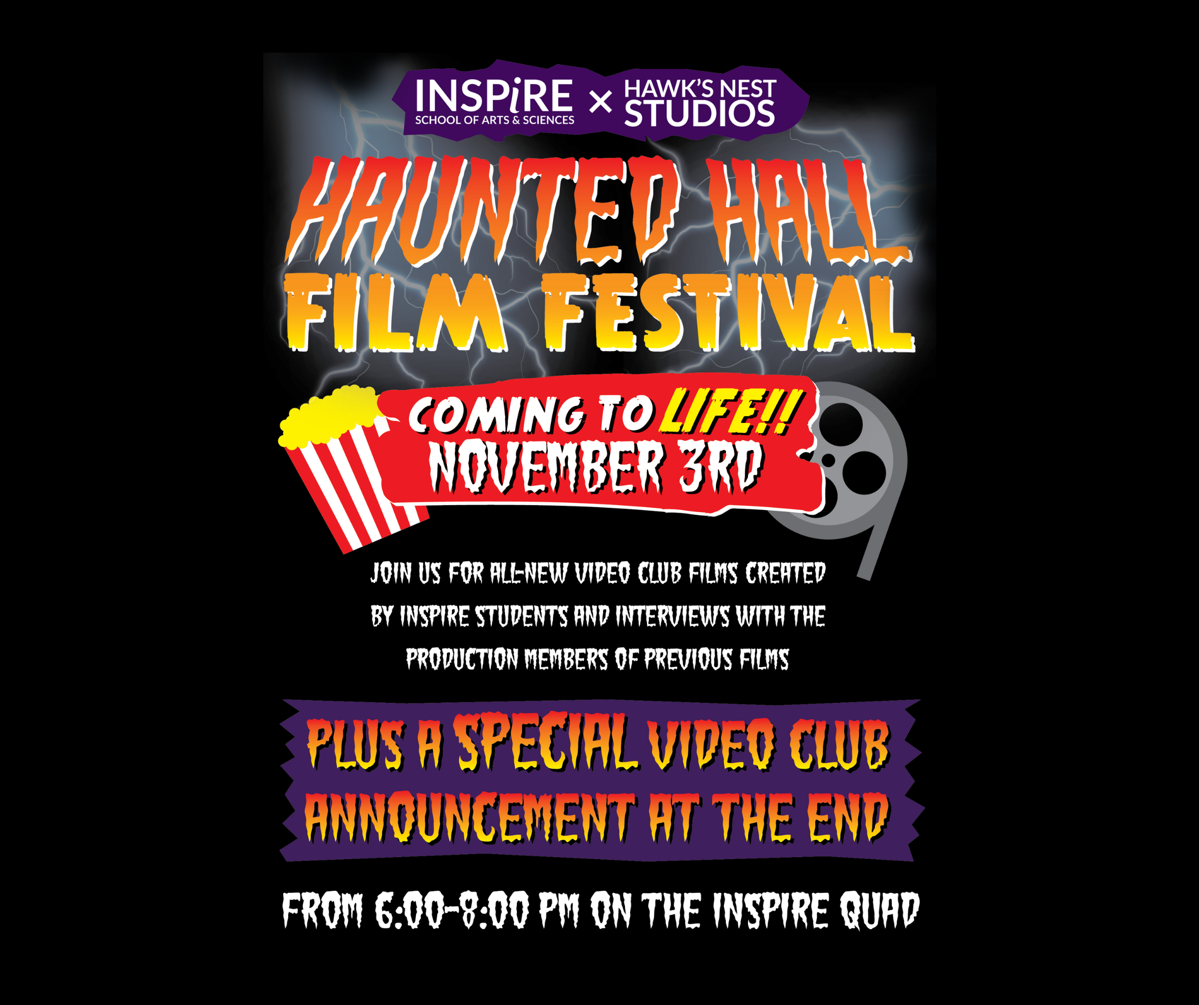 Campaign cover image for Haunted Hall Film Festival