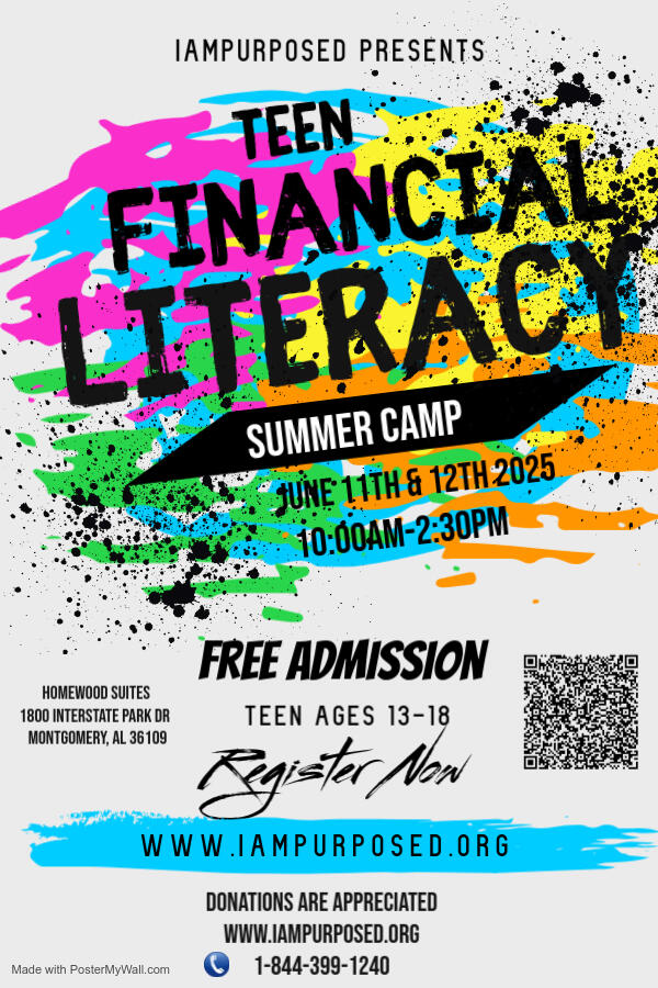 Campaign cover image for Teen Financial Literacy Summer Camp