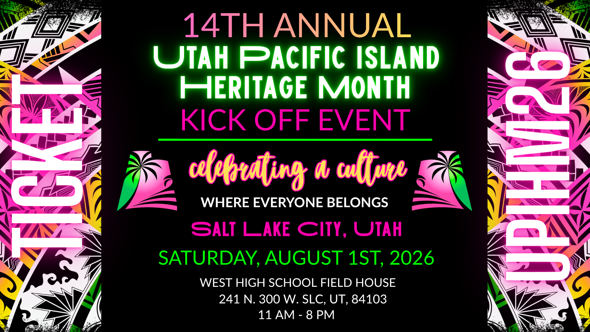 Campaign cover image for 14th Annual Utah Pacific Island Heritage Month Kick Off Event
