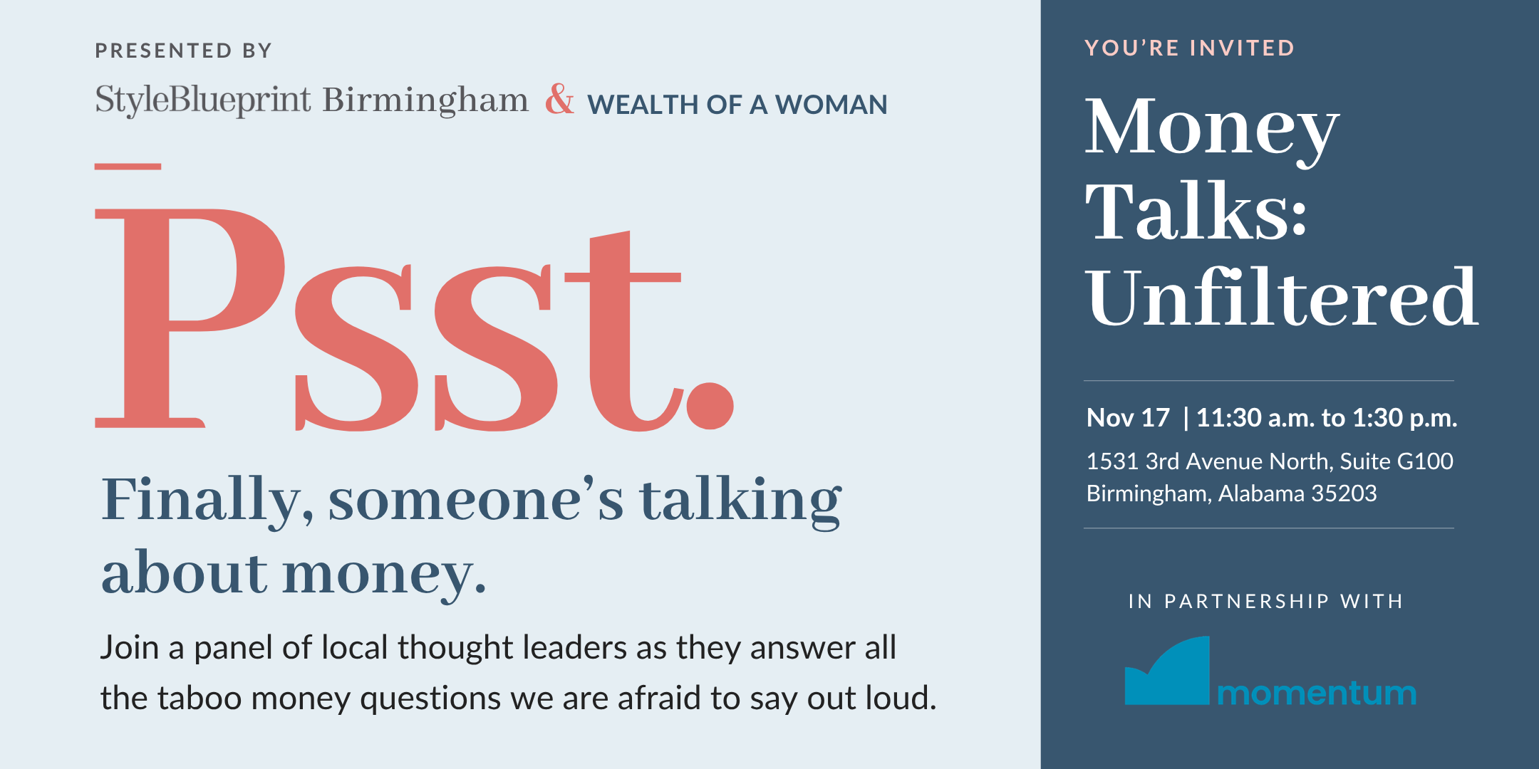 Campaign cover image for Money Talks: Unfiltered