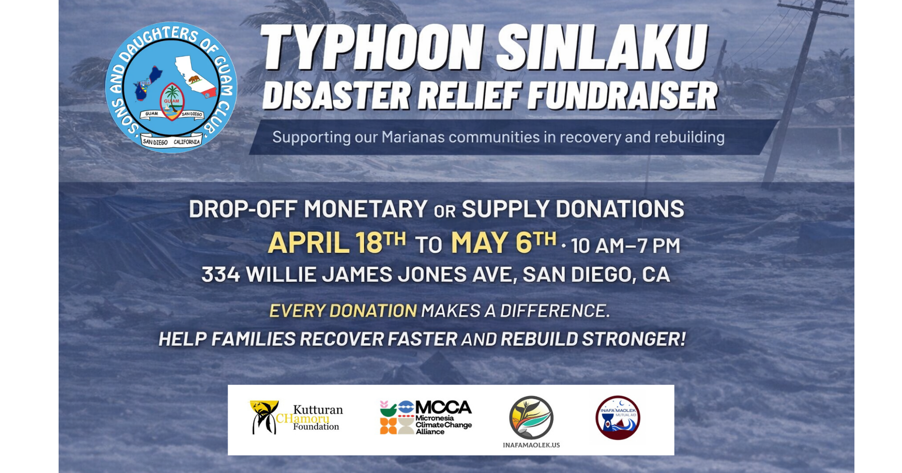 Campaign cover for 2026 Typhoon Sinlaku Fundraiser