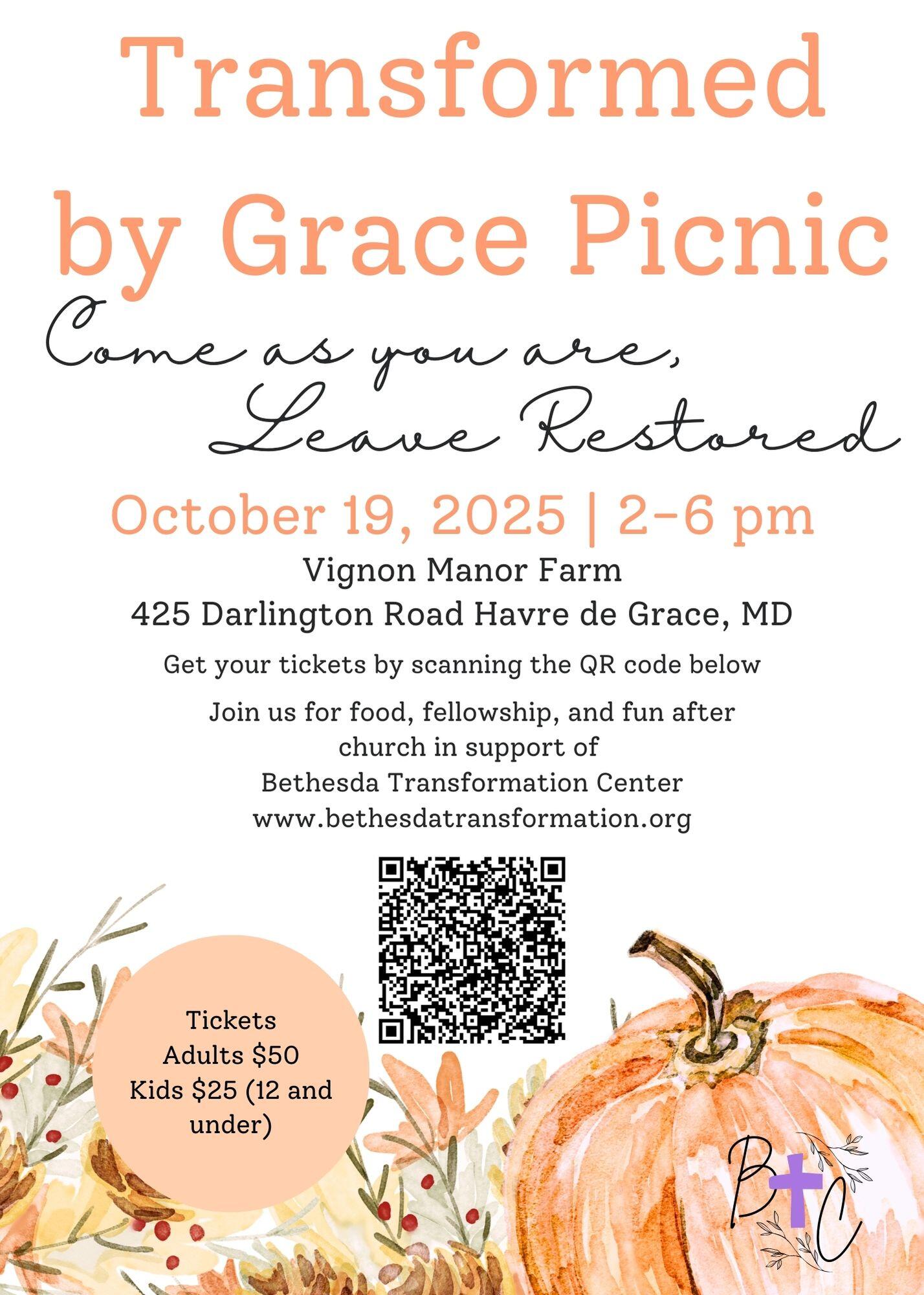 Campaign cover image for Transformed by Grace Picnic