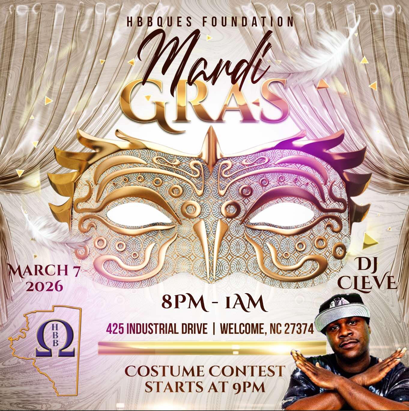 Campaign cover image for HBBQues 2026 Mardi Gras