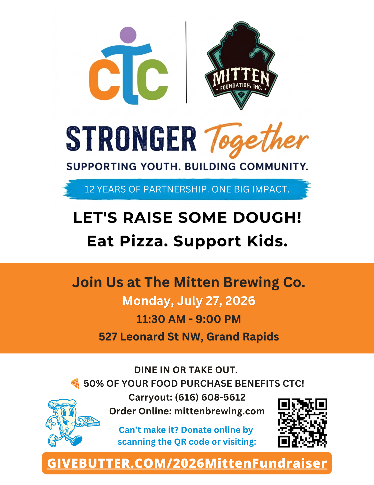 Campaign cover image for 12th Annual Mitten Foundation CTC Fundraiser