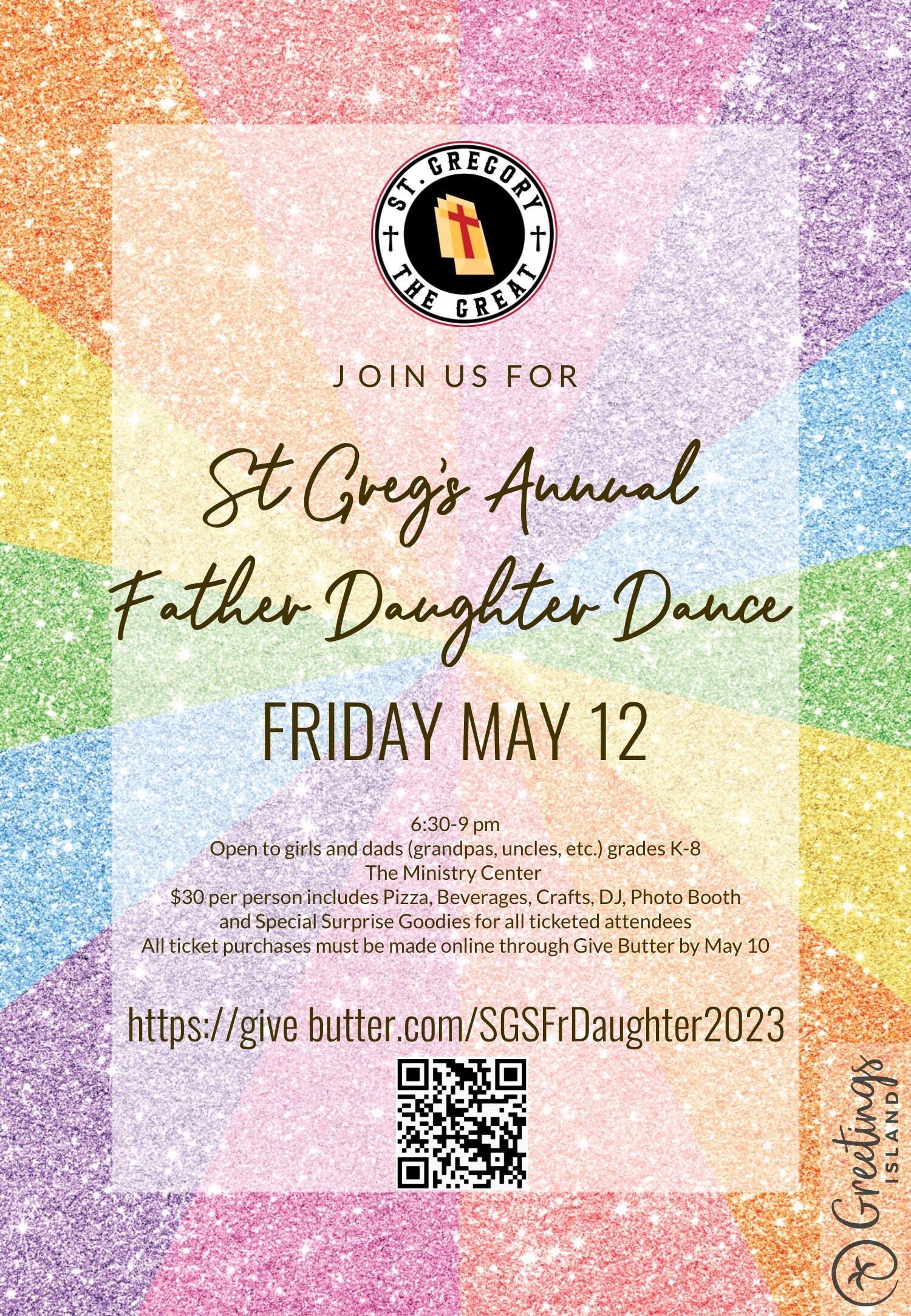 Campaign cover image for St. Greg's Father Daughter Dance Grades K-8