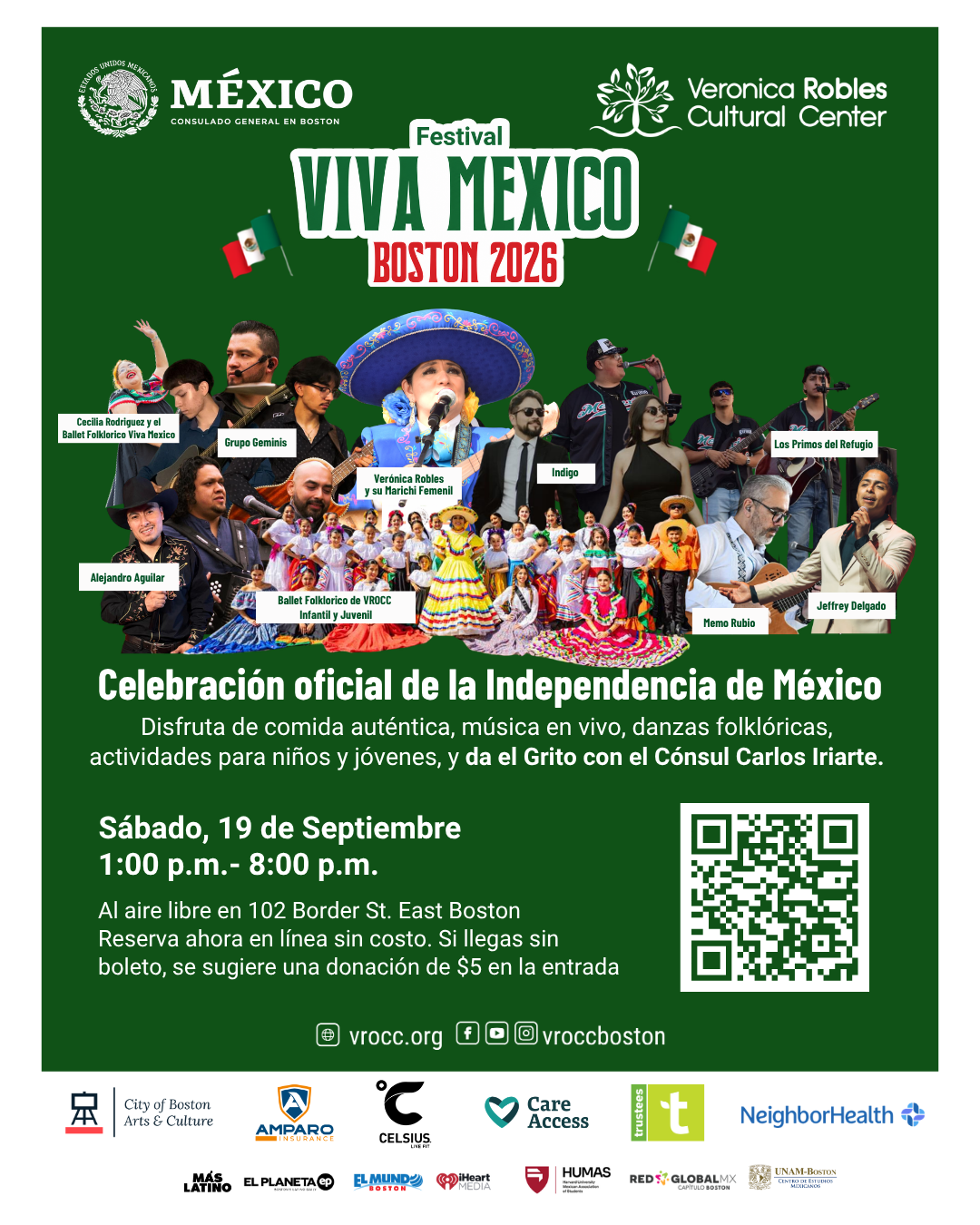 Campaign cover image for Festival Viva México Boston 2026