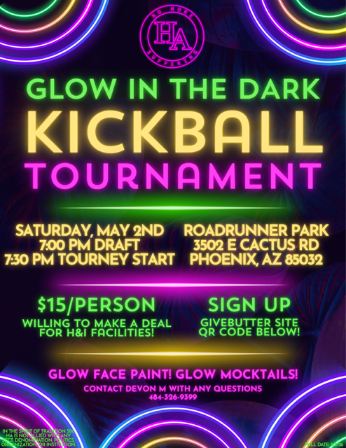 Campaign cover image for 10th Annual Convention Committee: Glow in the Dark Kickball