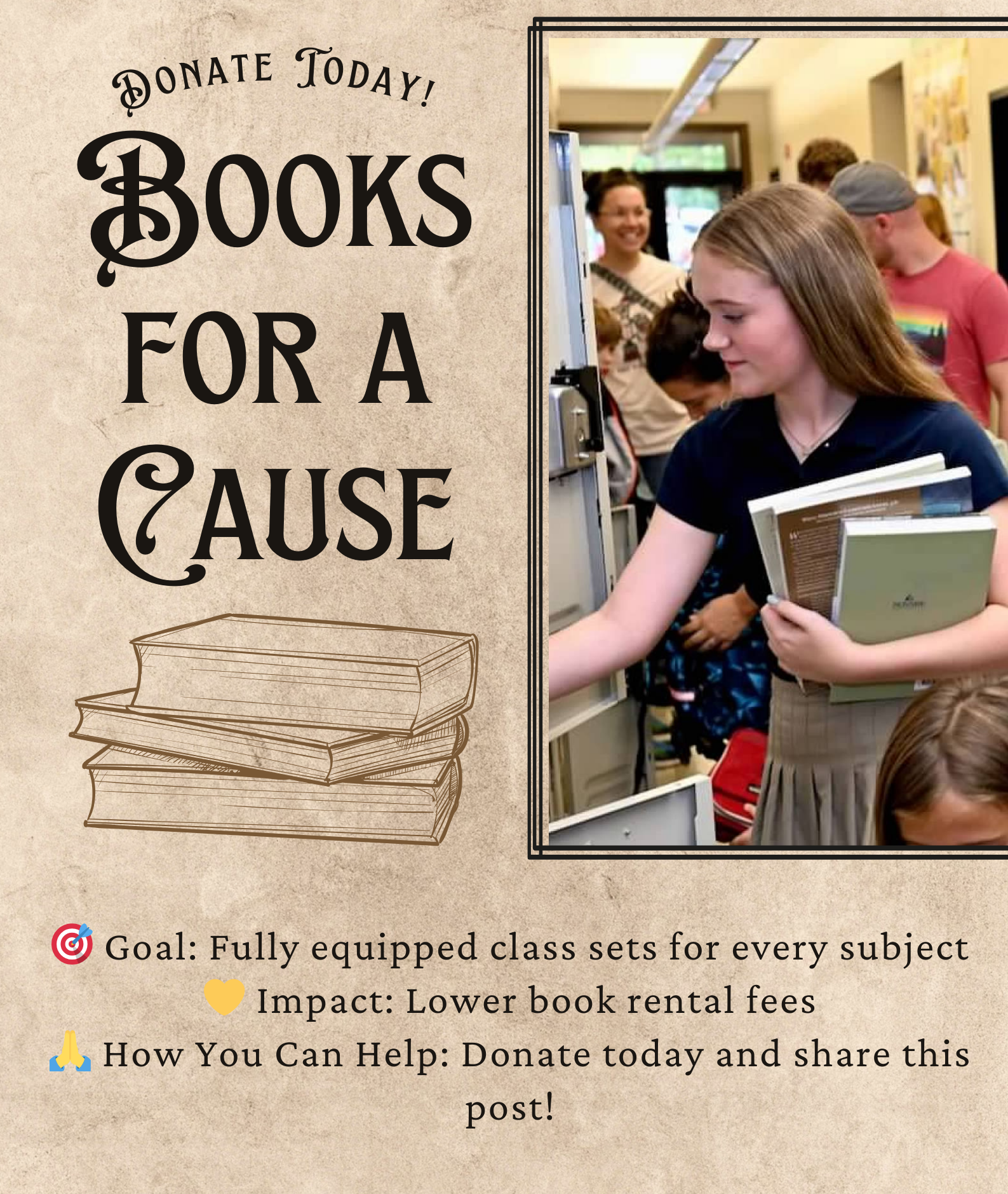 Campaign cover image for Books for a Cause