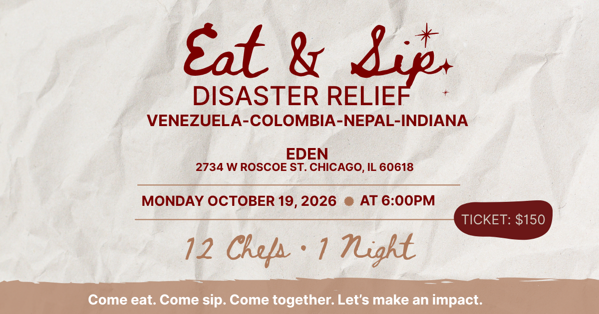 Campaign cover image for Eat & Sip: Disaster Relief
