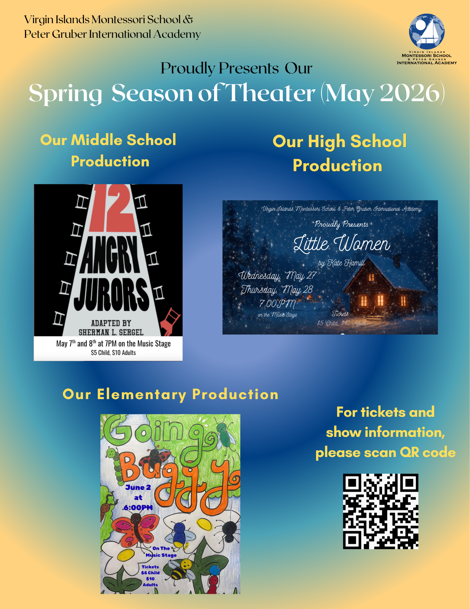 Campaign cover image for VIMSIA Spring Season of Theater 2026