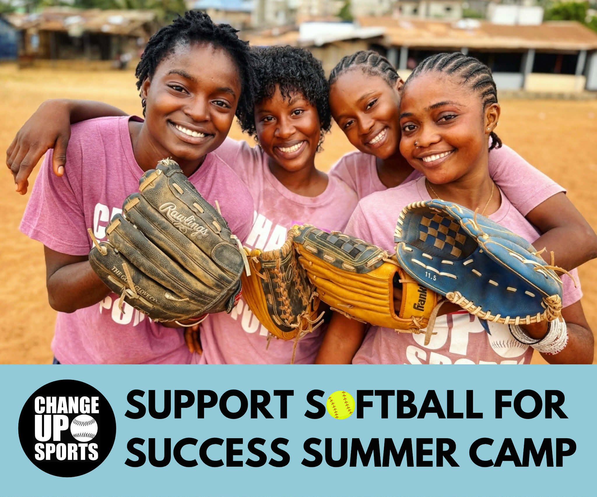 Campaign cover image for Support Our Third Annual Softball for Success Summer Camp + Volunteer Service Trip in Sierra Leone!
