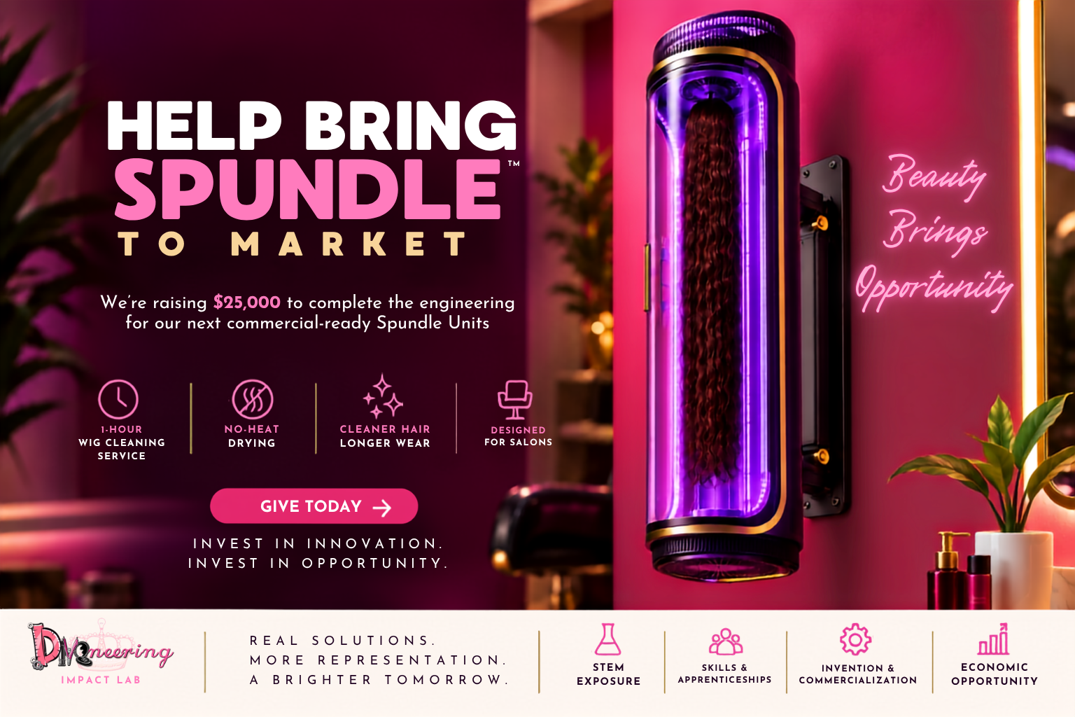 Campaign cover image for From Invention to Impact: Bring Spundle to Market