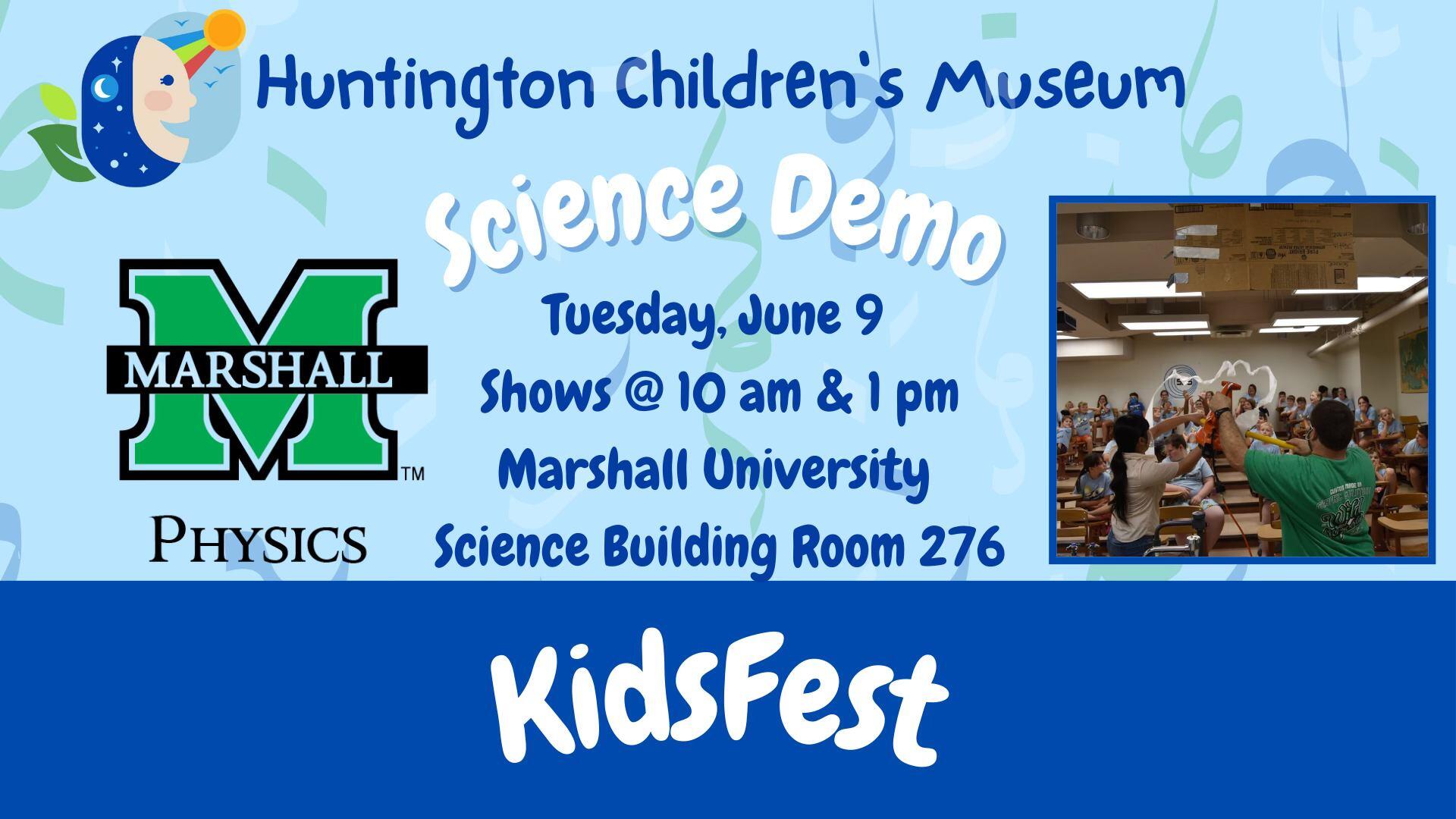 Campaign cover image for KidsFest Science Demo - 1 pm Session