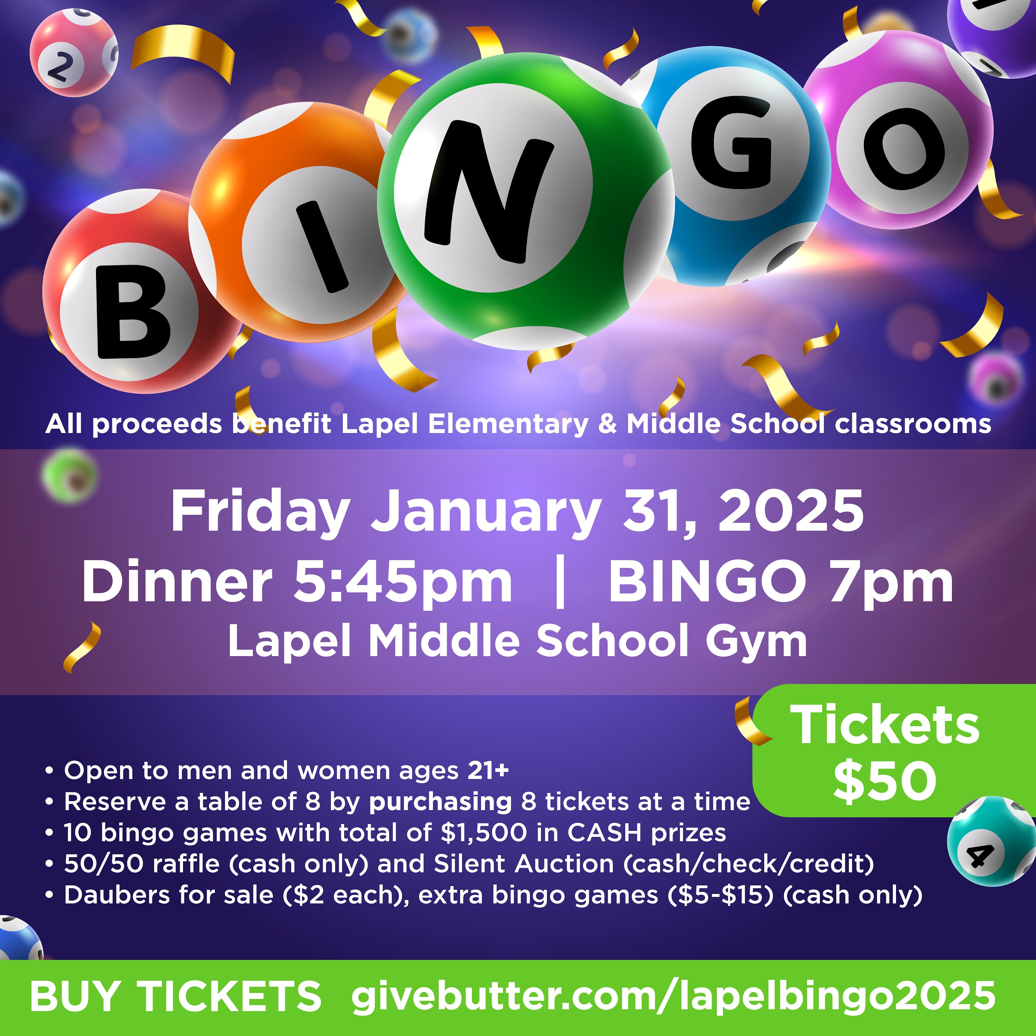 Campaign cover image for Bingo Night 2025