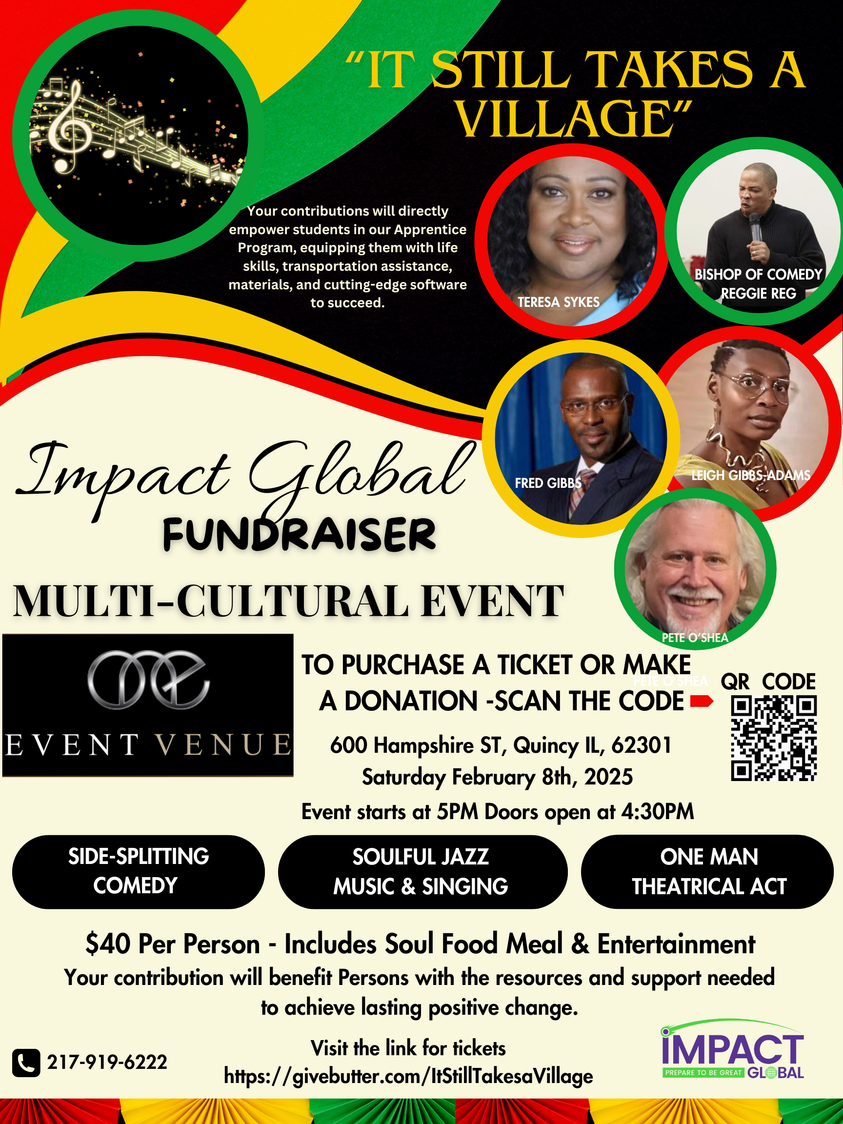 Campaign cover image for It Still Takes A Village - Celebrating Cultural & Community - Impact Global Welcomes You