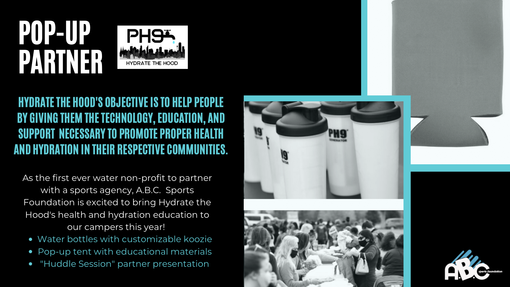 Campaign cover image for Hydrate the Hood - Hydration Station