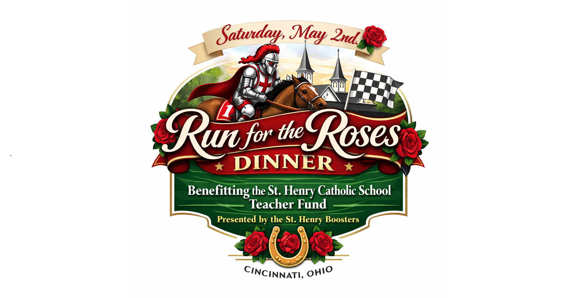 Campaign cover image for St. Henry Booster's Run for the Roses Dinner