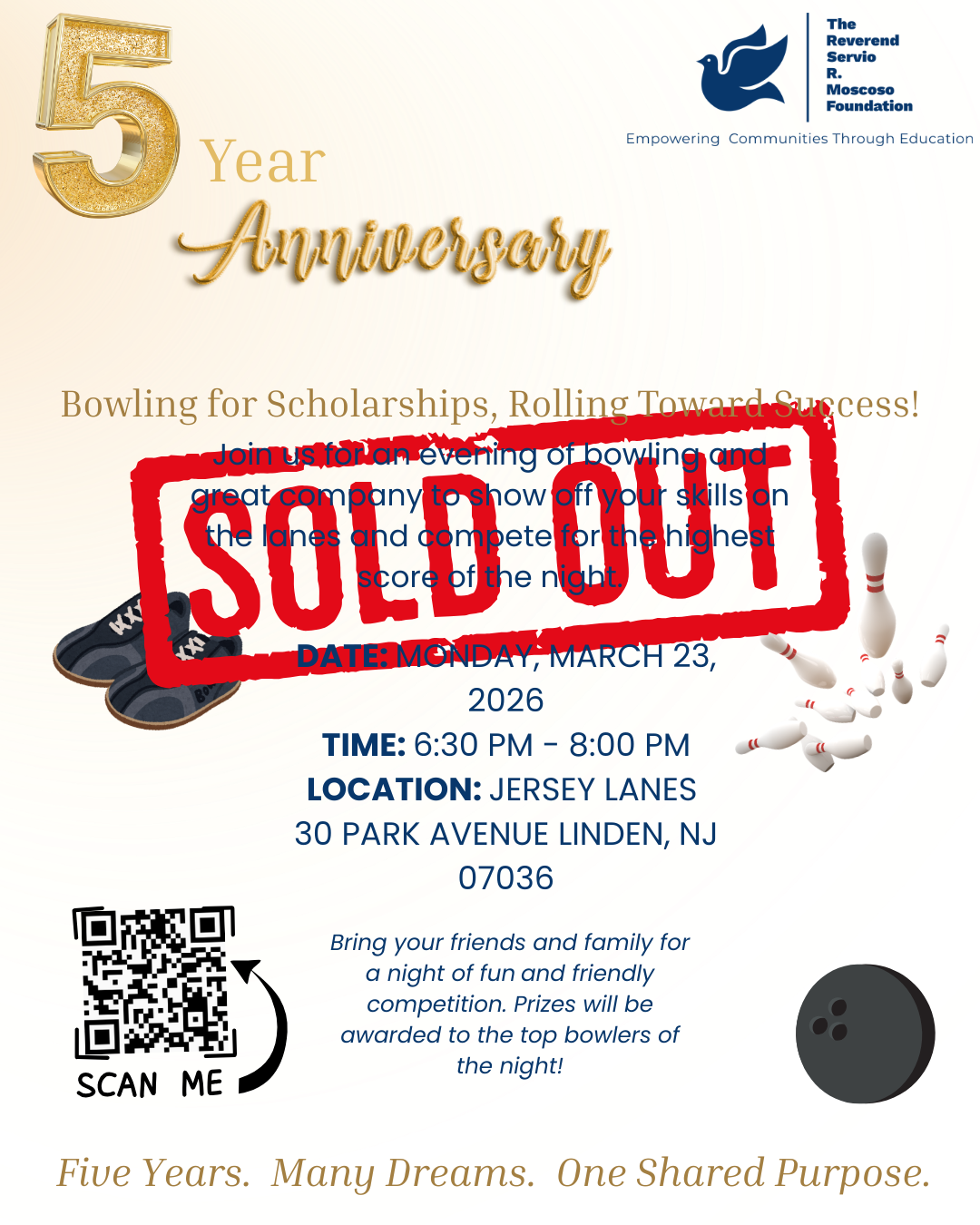 Campaign cover image for 2026 Bowling for Scholarships, Rolling Toward Success!