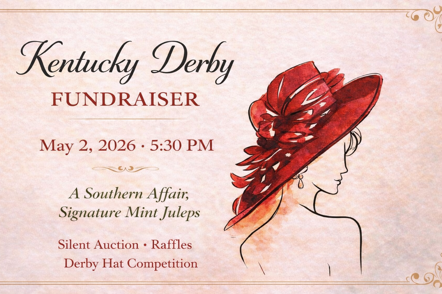 Campaign cover image for Kentucky Derby Fundraiser 2026