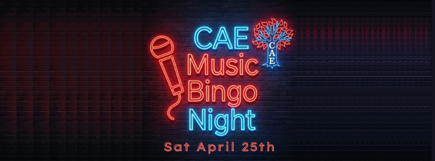 Campaign cover image for CAE Music Bingo 2026