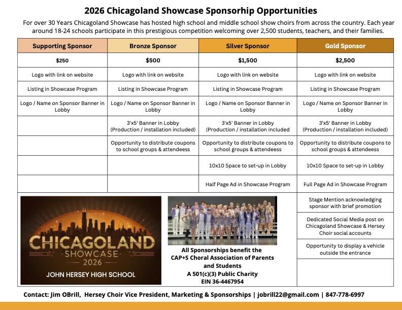 Campaign cover image for Showcase 2026 Sponsorship