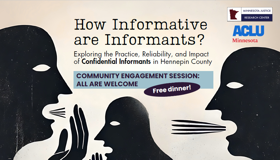 Campaign cover image for How Informative Are Informants? Community Engagement Session