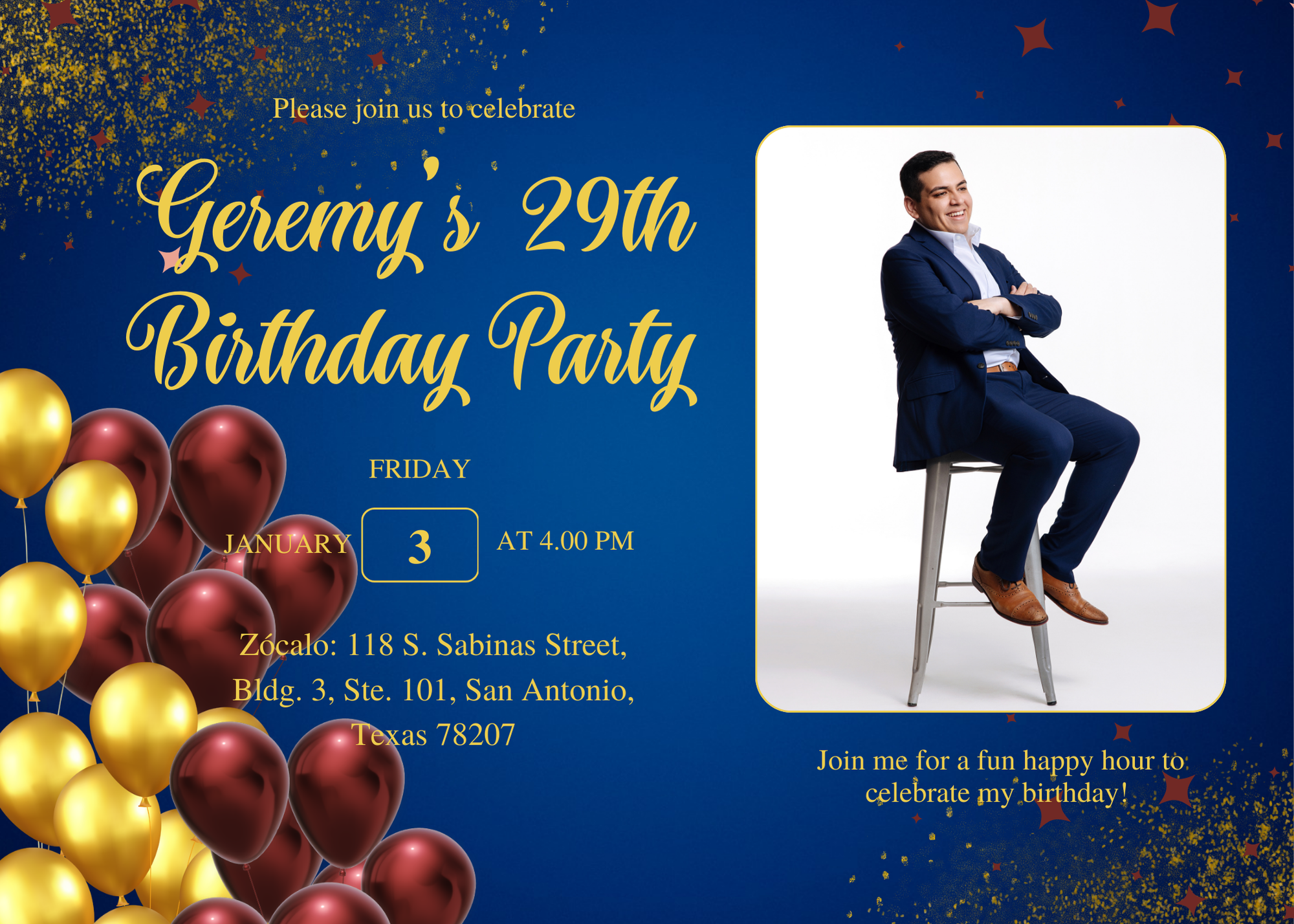 Campaign cover image for Geremy’s 29th Birthday