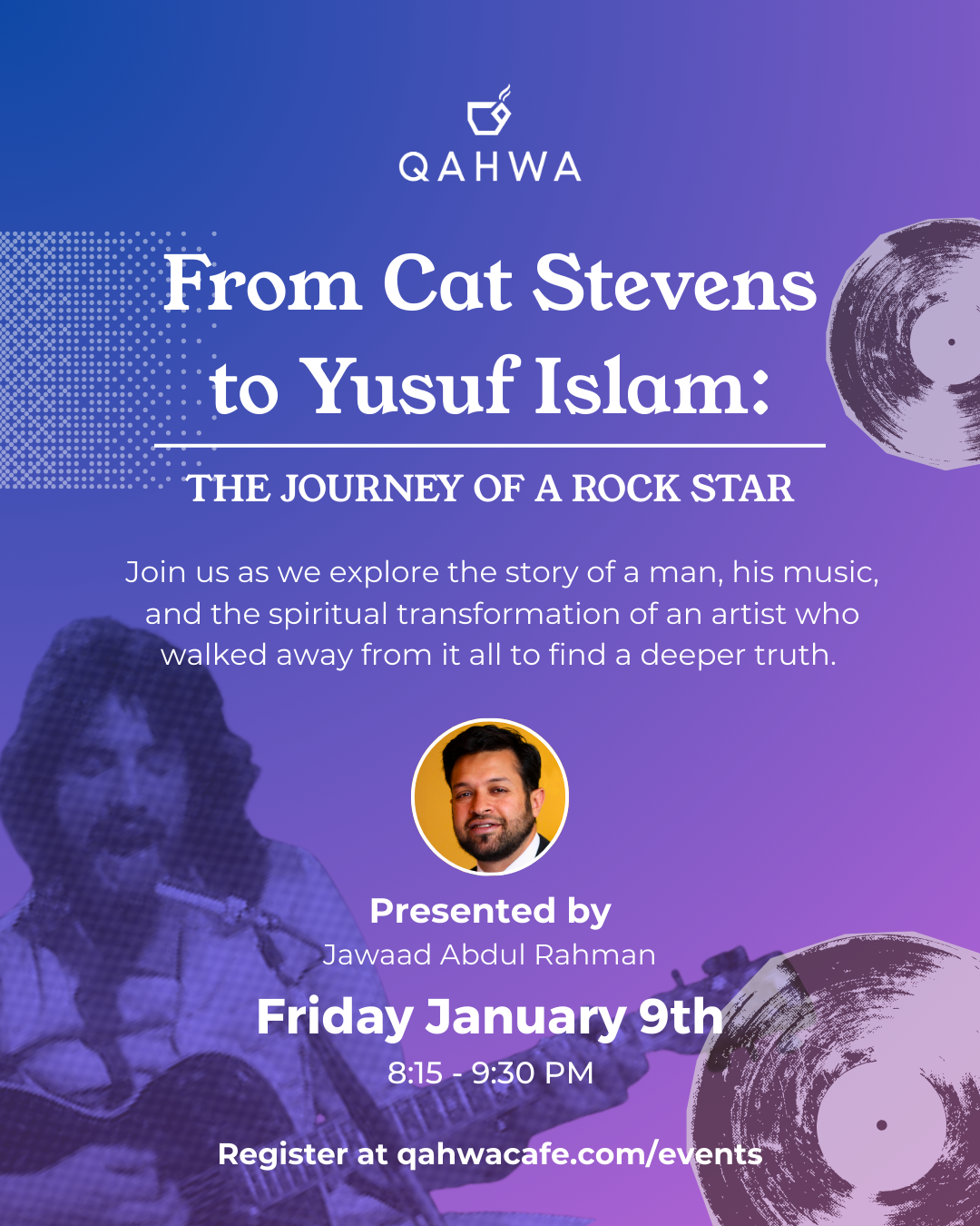 Campaign cover image for Cat Stevens to Yusuf Islam: The Journey of A Rock Star
