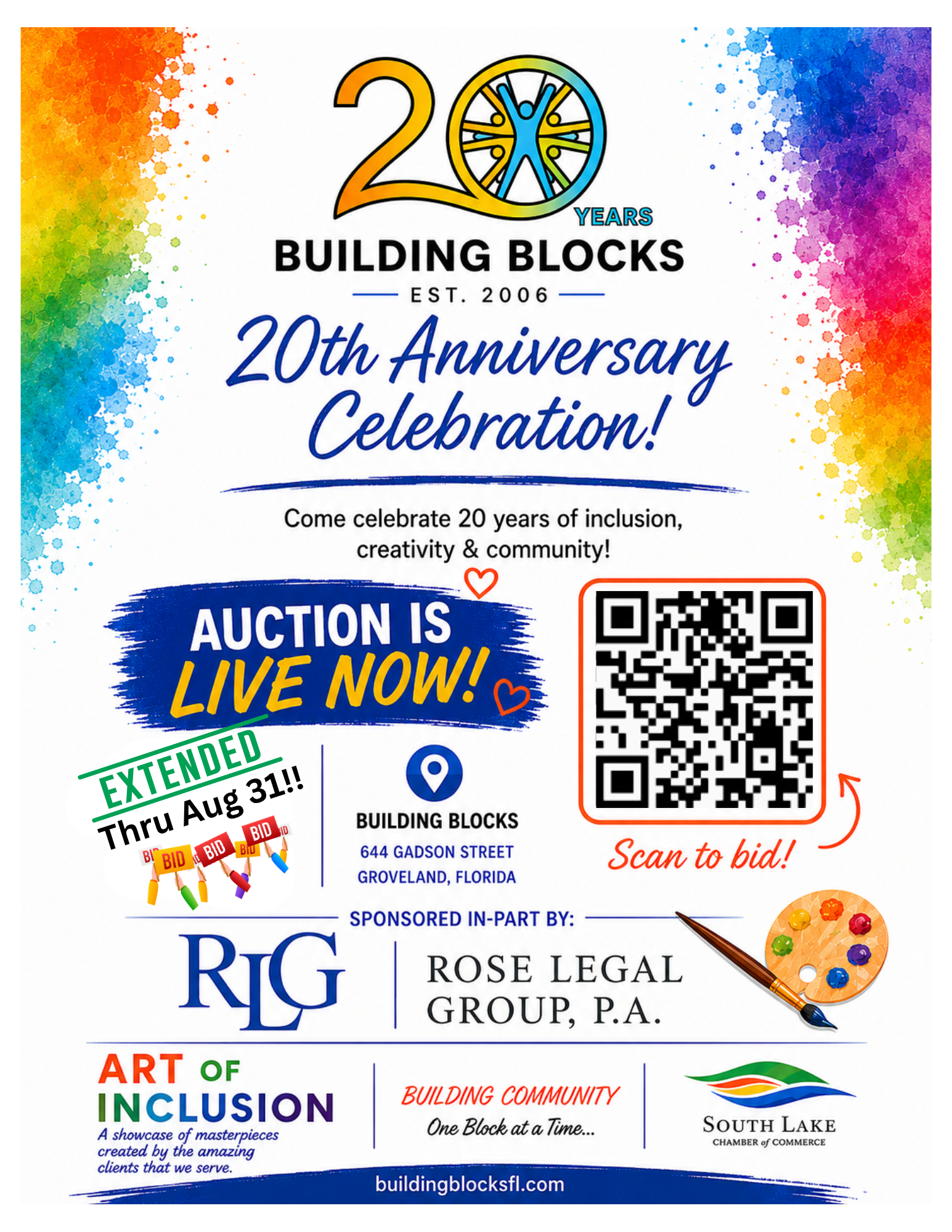 Campaign cover image for Building Blocks Art Show & Auction