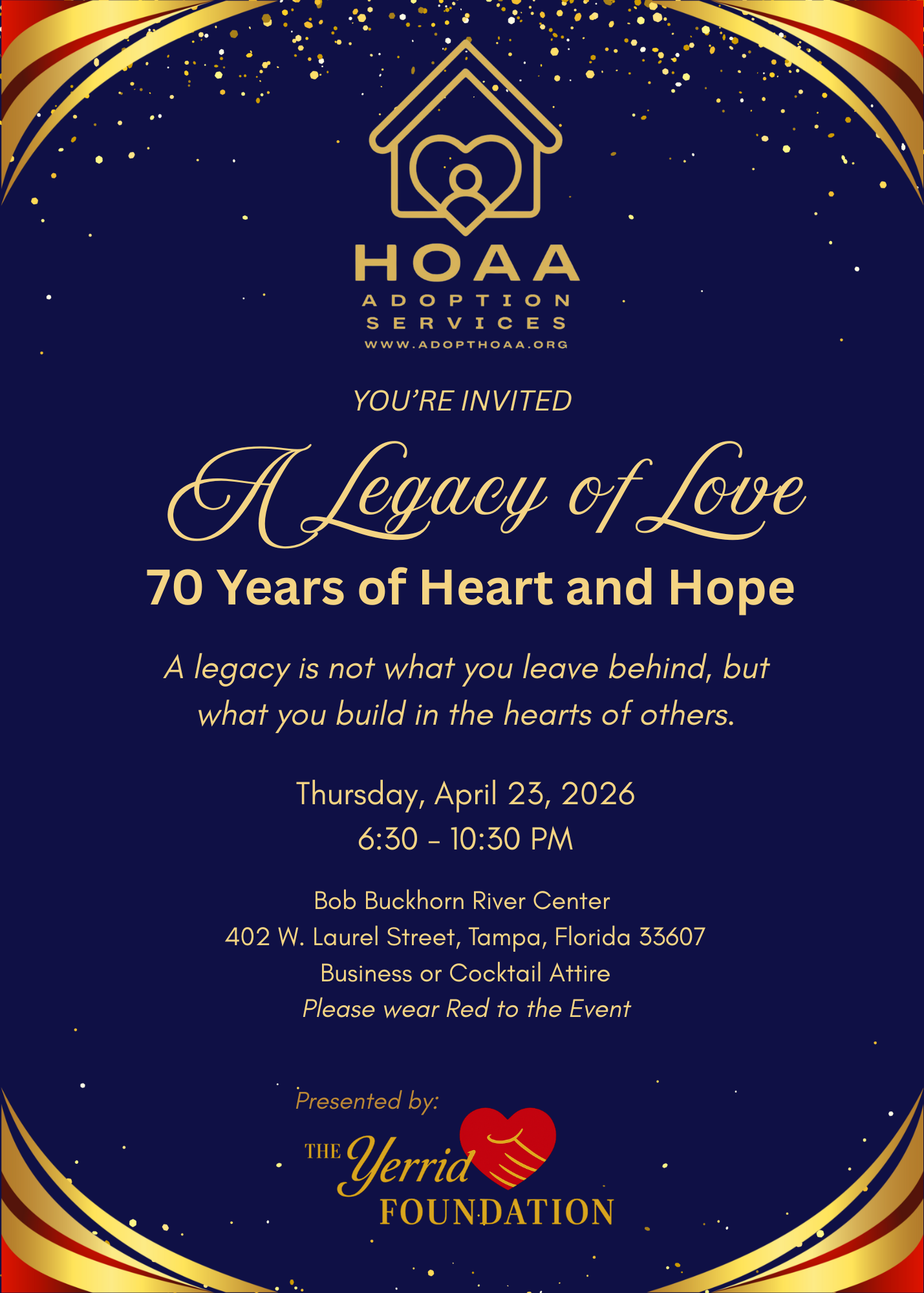 Campaign cover image for Legacy of Love - 70 Years of Heart and Hope