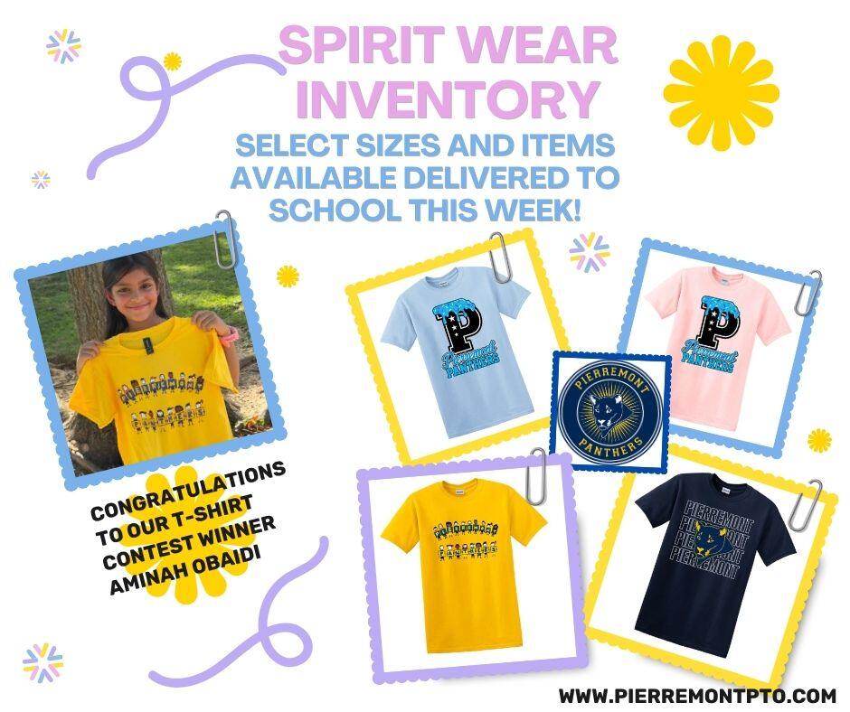 Campaign cover image for Spirit Wear Inventory 2026-2027