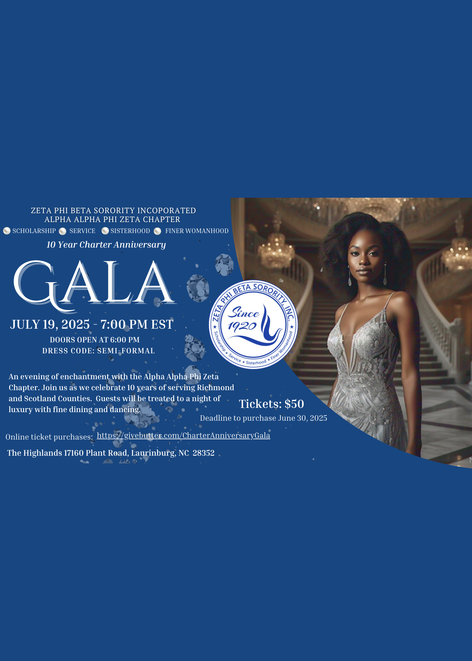 Campaign cover image for 10 Year Charter Anniversary Gala