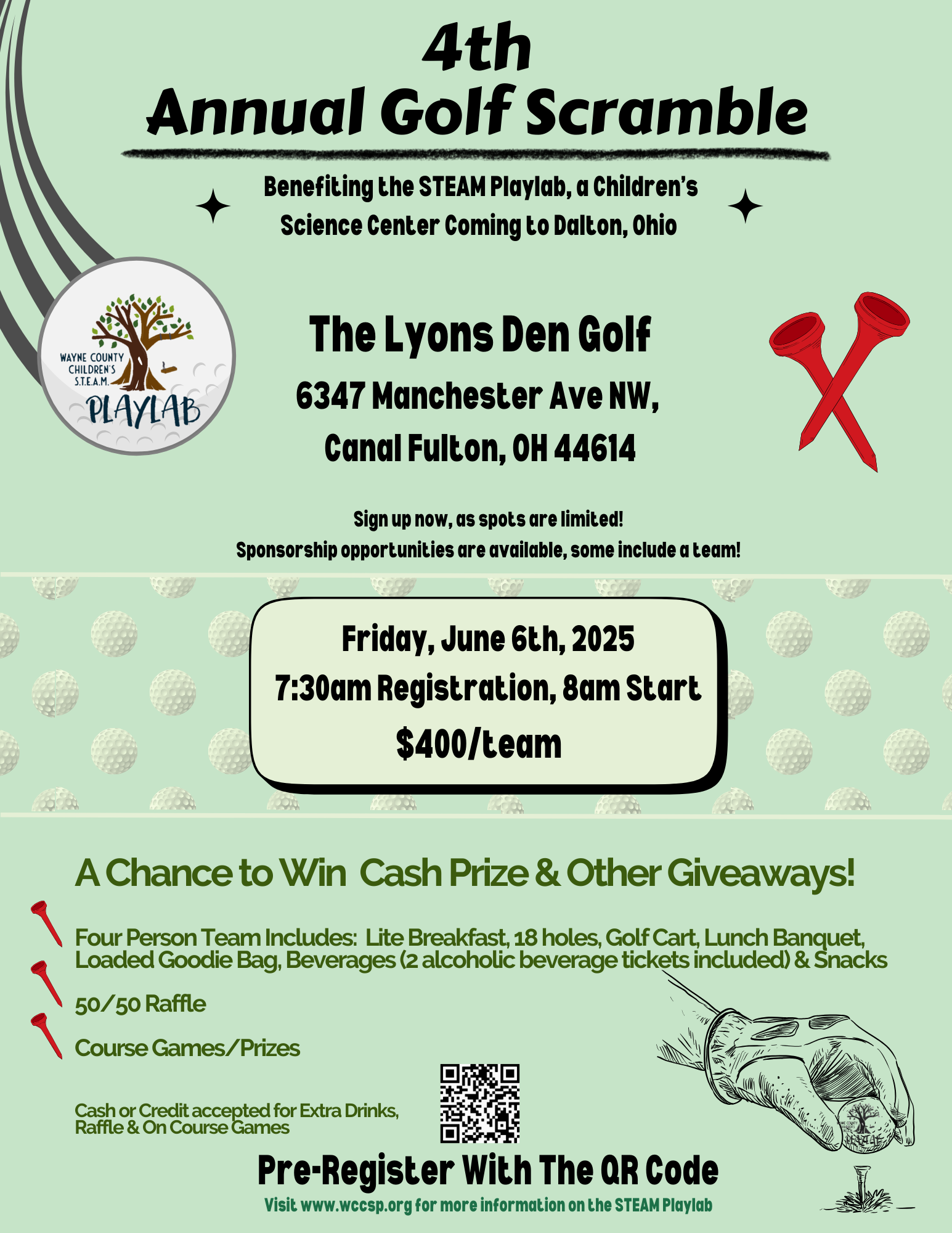 Campaign cover image for 2025 Playlab Golf Outing