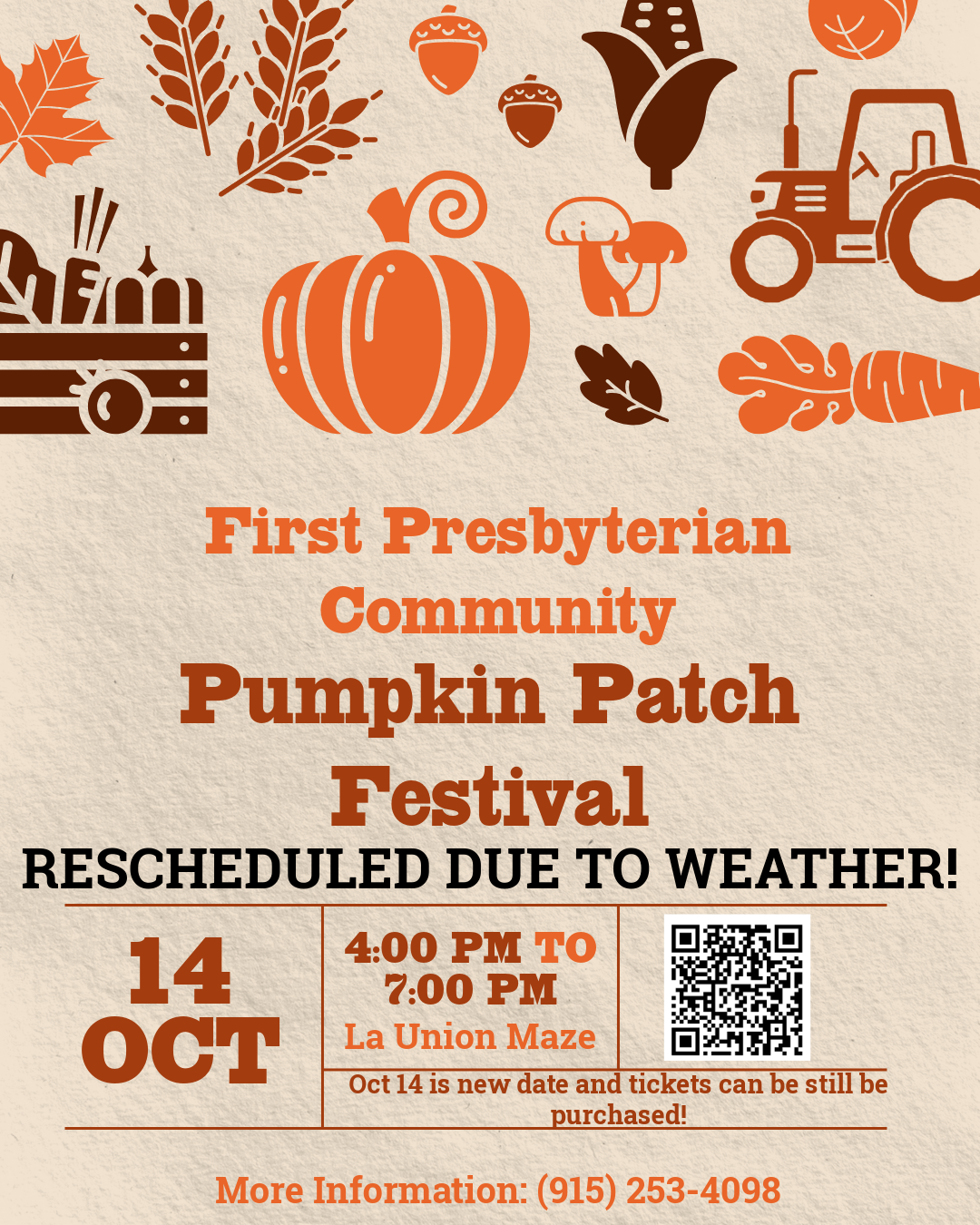 Campaign cover image for First Pres Community Pumpkin Patch Day