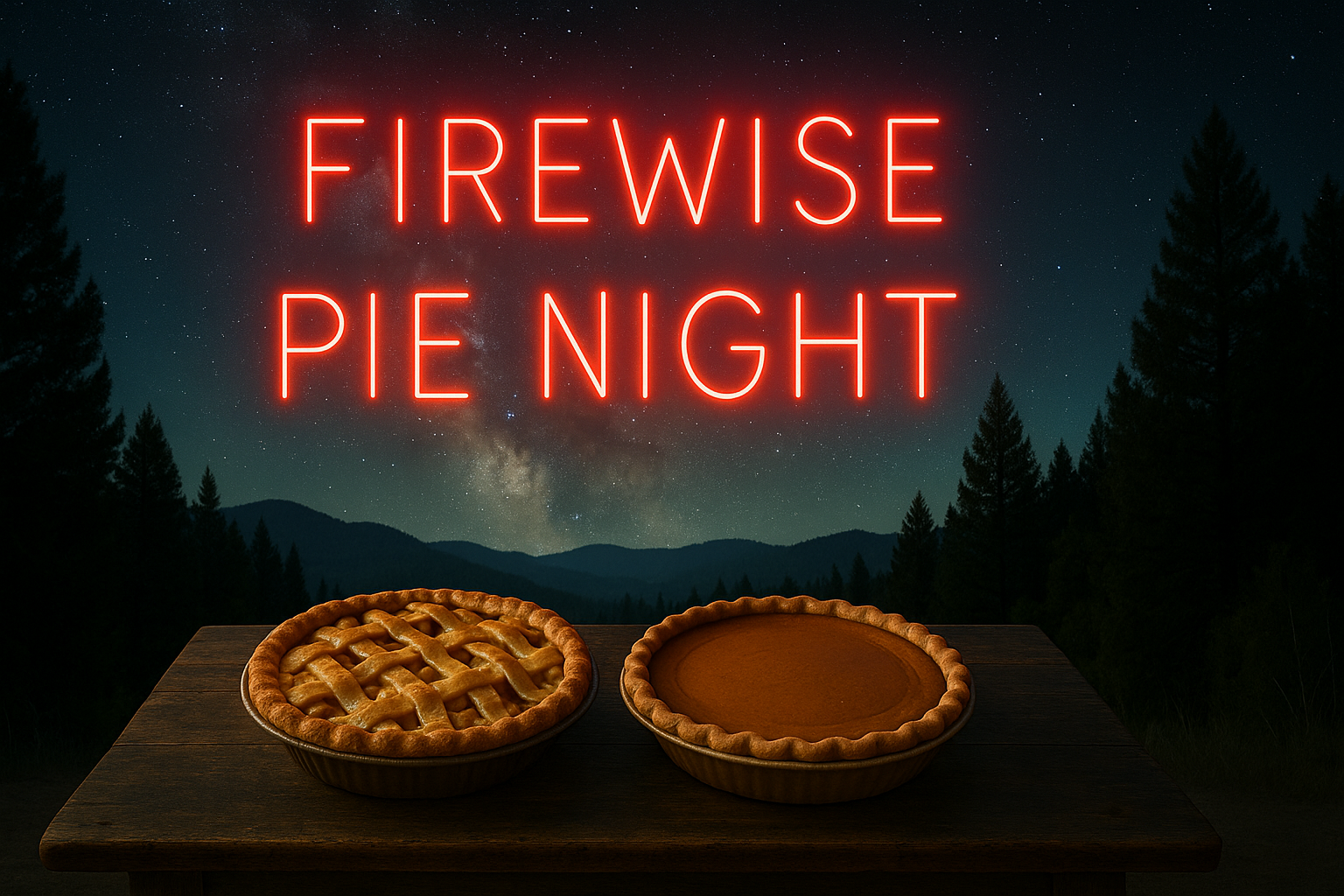 Campaign cover image for River Grove Neighborhood Firewise Pie Night